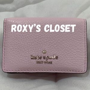 ☼ NEW Pink Kate Spade micro tri fold wallet ☼